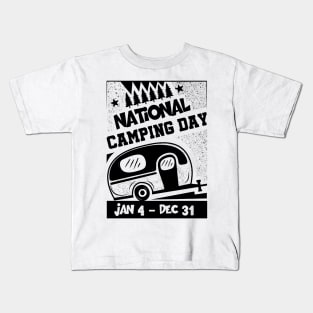 Camping day T-shirt Kids T-Shirt